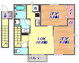 憩ハウスの物件間取画像